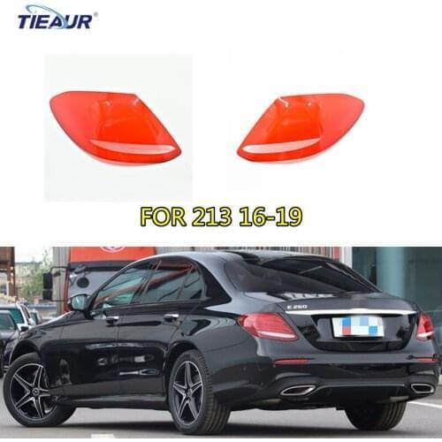 Tail Lamp Cover For W213 2016-2019 Taillight Rear Lamp Auto car RED Lens Cover Replacement