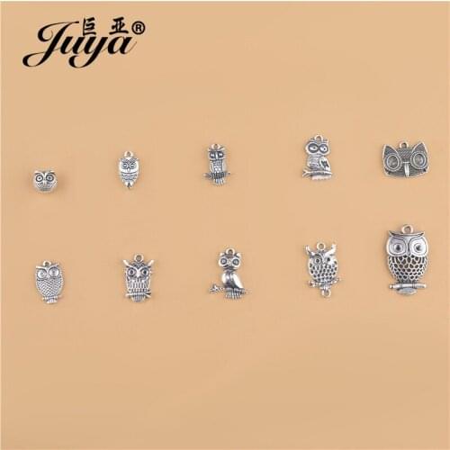 20pcs Various Styles Antique Owl Charms Pendnat DIY Jewelry Making Supplies For Women Men Bracelet Handmade Accessories