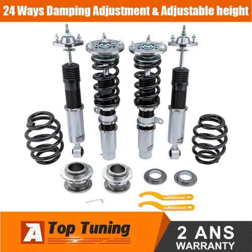 24 Steps Damper Coilover Coil Strut Shock Absorber For BMW 3 Serie E46 320I 323I 325I 328I 330I 98-05 Coil Struts