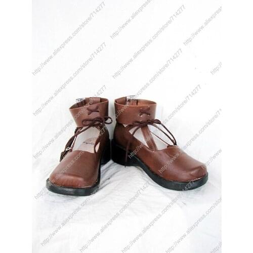 Free shipping cheap custom brown Souseiseki Shoes from Rozen Maiden Cosplay Halloween
