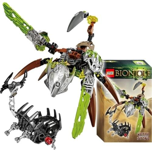 BIONICLE Ketar Creature of Stone Action Figures Building Block Robot Toys For Kids Gift Compatible Major Brand 71301 80pcs/Set