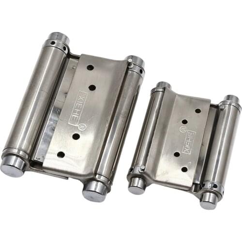 Double Open Spring Hinge Stainless Steel Hinges For Furniture Flap Hinge Counter Hinge Door Fence Dedicated Hinge