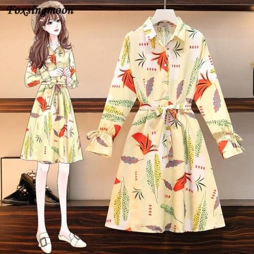 Foxsingmoon Fashionable Shirt Dresses