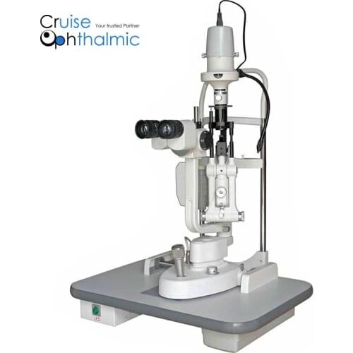 Slit Lamp Microscope S350 HL 5 Steps Magnification | Halogen Bulb | FDA CE Marked Ophthalmic Pro