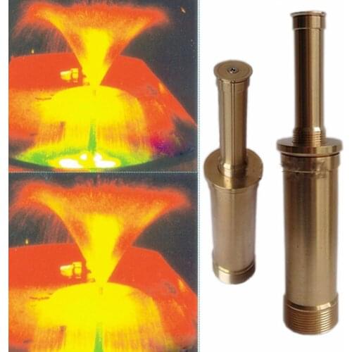 1"1.5" Fountain Nozzles Landscape Fountain Pure Copper Sprinkler Double trumpet flower Nozzle Pool Pond Spray Head garden nozzle