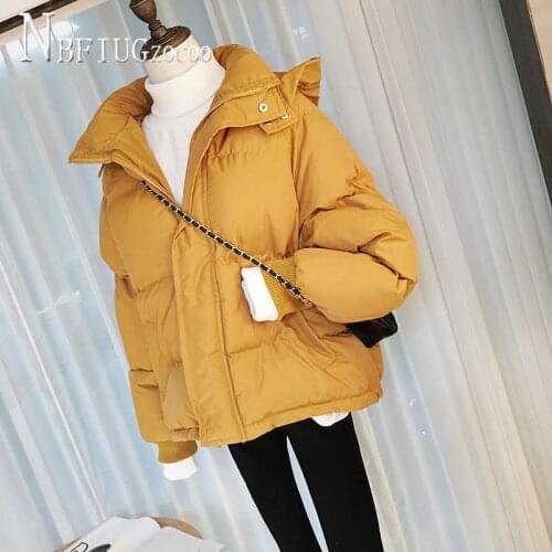 2020 Winter New Thick Bread Style Women Parkas Korean Loose Female Overcoat