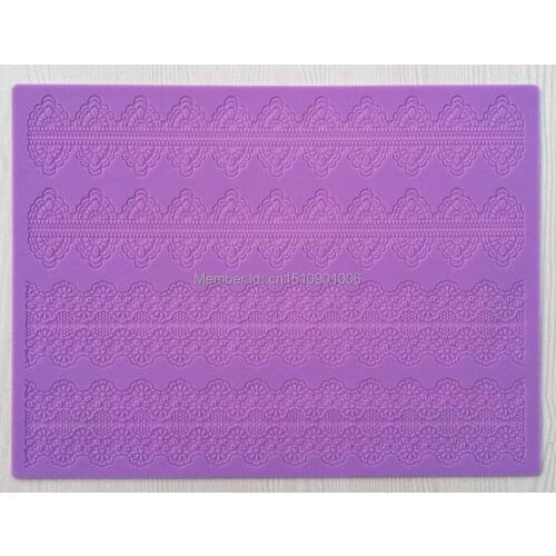 Wholesale 10pcs/lot hot-selling CT-007 rectangle 100% food-grade silicone baking mat,cake decorating silicone mats mold tools