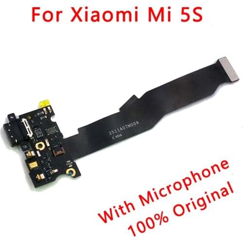 Original charging port usb plug pcb dock connector flex cable replacement spare parts charge board for xiaomi mi 5s mi5s