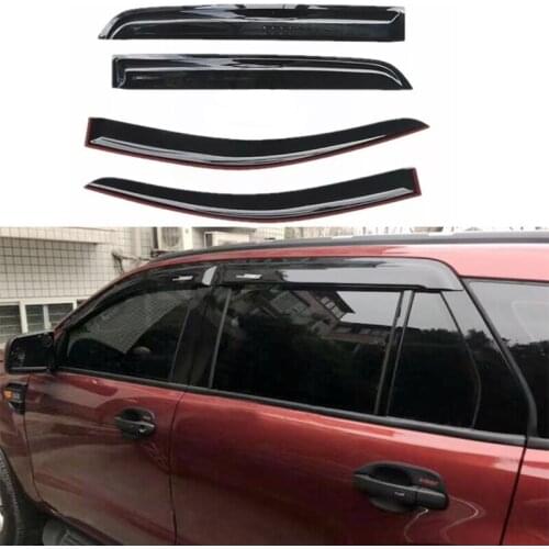 For Everest 2016 Accessories door window sun visor rain shield