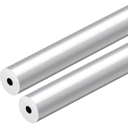 Uxcell 6063 Aluminum Round Tube 300mm Length 19mm OD 5.2mm Inner Dia Seamless Aluminum Straight Tubing 2 Pcs