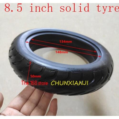 High Quality 8.5 Inch Solid Tyre 8 1/2x2(50-134) Tubeless Tire Inner Diameter 134mm Width 50mm for Electric Scooter BabyCarriage