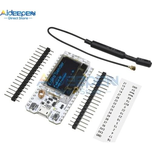 1Pcs 868MHz-915MHz SX1276 ESP32 LoRa 0.96 Inch Blue OLED Display Bluetooth WIFI Lora Kit 32 V2 Development Board For Arduino