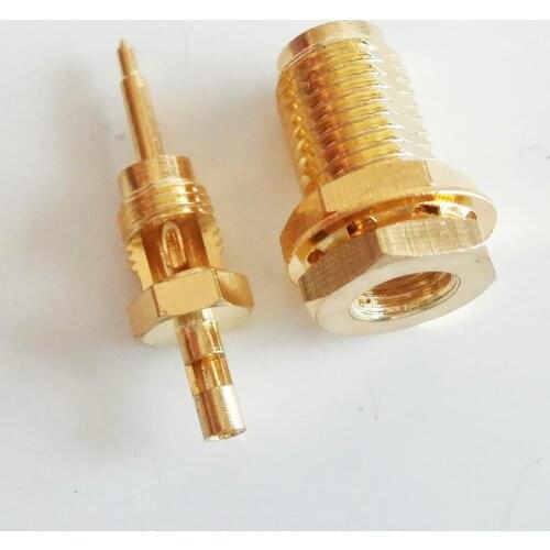 10X High-quality RF Connector RPSMA RP SMA Female O-ring Bulkhead Panel Nut Window Solder for RG316 RG174 RG179 LMR100 Cable