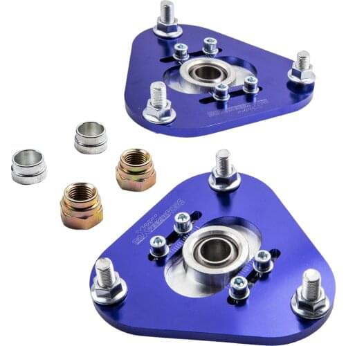 2 Pcs Front Camber Plates For Toyota Celica 00-06 Spring Coilover Kit Top Hat