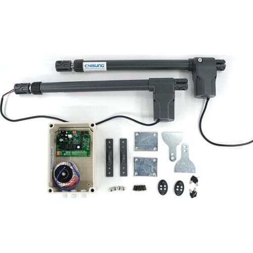 Electric Swing Gate Opener each gate 500 KG Swing Gate Operator With 2 motor & 2 Remote Control