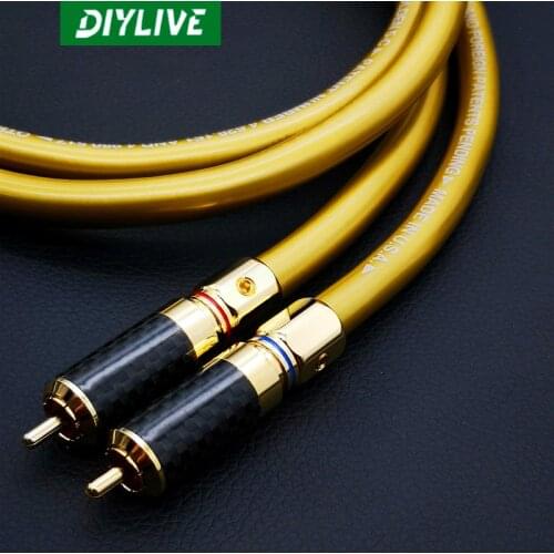 DIYLIVE Hi-fi audio cable CARCARAS/CARDAS 5-C Gold Edition XLR balance Canon line over line audio signal line power amplifier