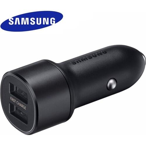 Samsung Car Charger Adapter Dual USB Fast Car Adapter For Galaxy S8 S9 S10 Plus + Note 8 9 10 20 S20 FE S21 Plus Ultra A71 A51