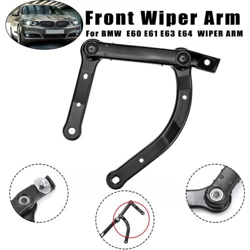 Car Front Right Windshield Wiper Arm LHD Left Hand Drive Front Wiper Arm For BMW E60 E61 E63 E64 61617185366