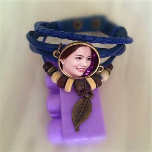 Sublimation leaf bracelets fashion retro vintage Heat Transfer printing bracelet jewelry customizable diy new style 10pieces/lot