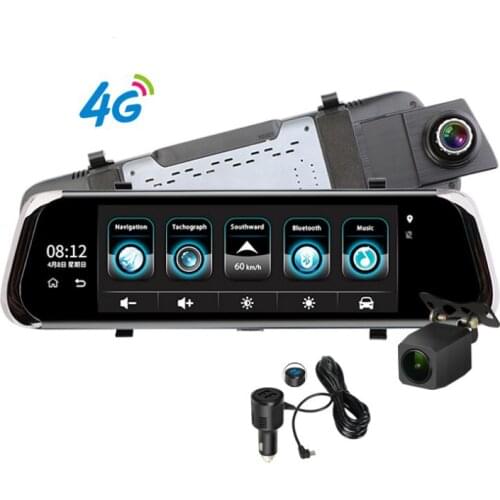 E08 plus Car DVR 10"IPS Touch 4G Mirror DVR Android ADAS GPS FHD 1080P WIFI car black box