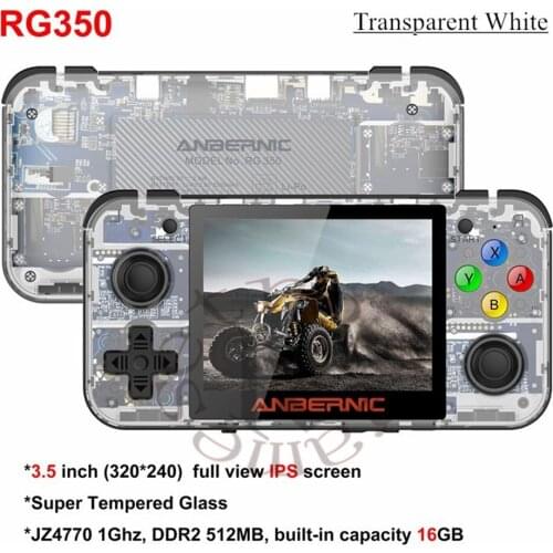 New Retro Game RG350 Video Game Handheld game console MINI 64 Bit 3.5 inch IPS Screen 16G Game Player RG 350 for PS1