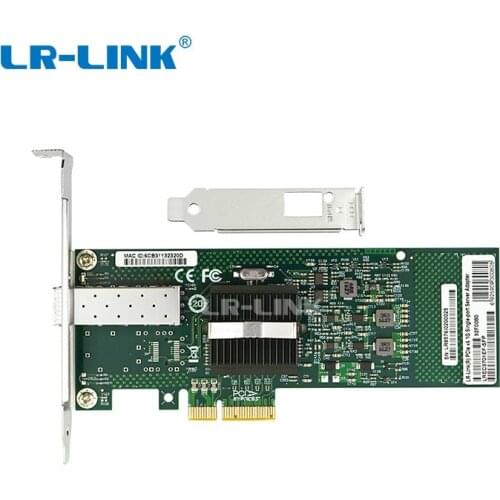 LR-LINK 9701EF-SFP Gigabit Fiber Optical Ethernet Network Card 1000Mb PCI Express Lan Card Server Adapter INTEL 82546 Nic