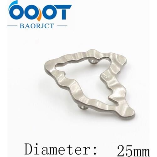 OOOT BAORJCT A-18315-22,10 pcs,25mm High quality classic fashion metal buttons clothing accessories DIY handmade