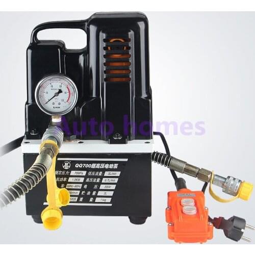QQ-700 hydraulic pump Portable Ultra-small Electric Ultrahigh pressure hydraulic pump Hydraulic tools