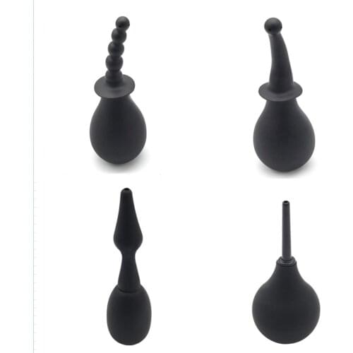 Feminine Hygiene Silicone Product Large Capacity Cleaner Rectal Enemator Enema Syringe Stream Douche Enema Colon System Cleaning