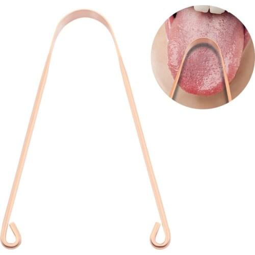 Tongue Scraper Oral Cleaner Brush Fresh Breath Cleaning Coated Tongue Toothbrush Oral Hygiene Care Tools