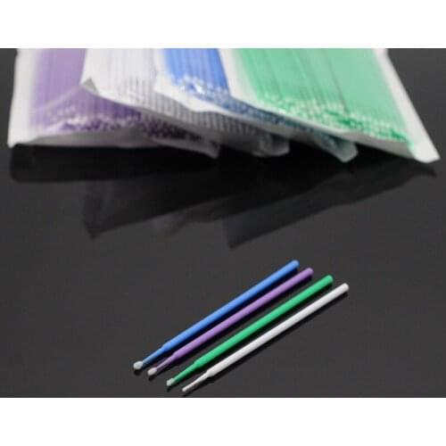 Dental 1.2/1.5/2.0/2.5 mm Disposable Micro Applicator Brush Bendable 400 Pcs For Dentistry Lab