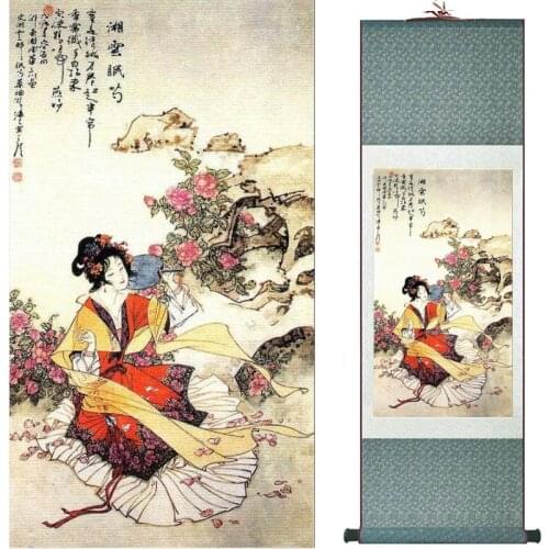 Traditional Chinese art painting Silk scroll painting Chinese wash painting Chinese wash painting 201907300015
