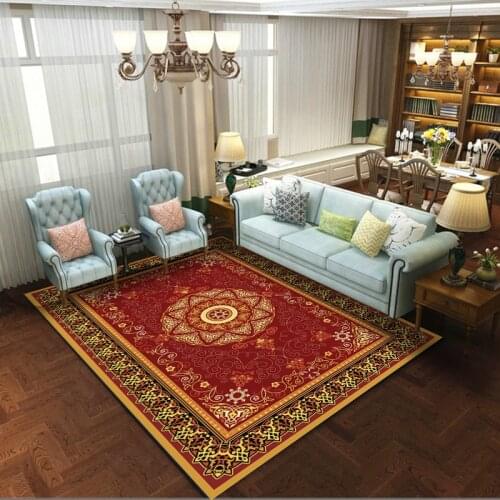European-style Chinese neo-classical living room coffee table sofa carpet model room thin washable carpet carpet