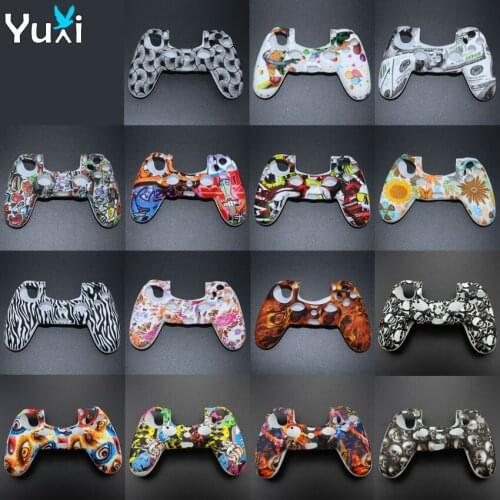 YuXi Anti-slip Soft Silicone Cover Skin Rubber Case for Sony PlayStation Dualshock 4 PS4 DS4 Pro Slim Controller