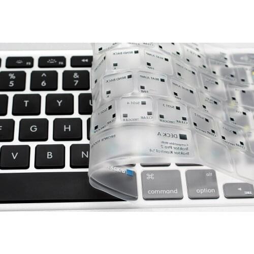For MacBook Pro 13 15 13.3 15.4'' with Retina USA Ableton Live Lightroom Logic Pro X Shortcut Backlight Keyboard Cover Protector