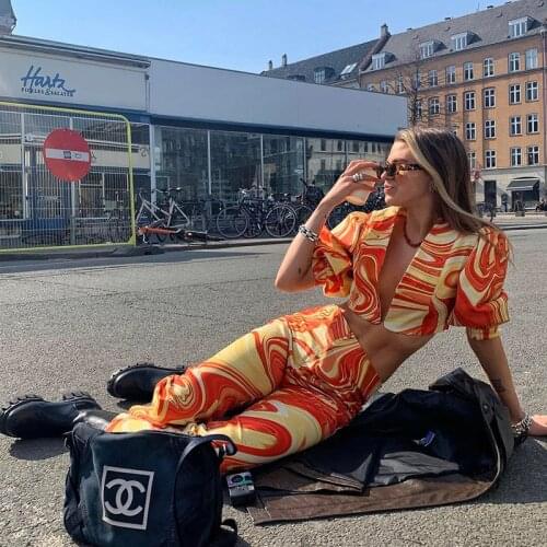 Adogirl Women Tie Dye Print Two Piece Set Half Sleeve Top And Wide Leg Pants Casual Sporty Tracksuit Matching Sets Workout