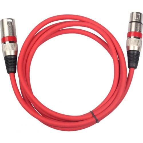 Audio Cable Shielded Anti-interference 100/180cm 3Pin XLR Male to Female Microphone AUX Cord for Mixer