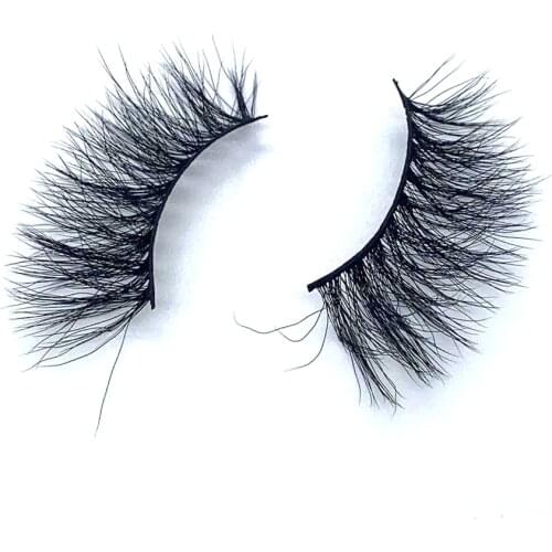 1 Pair Eyelashes 3D Mink Lashes natural handmade soft lashes long crisscross resuable eyelash faux mink eyelash for makeup EP12