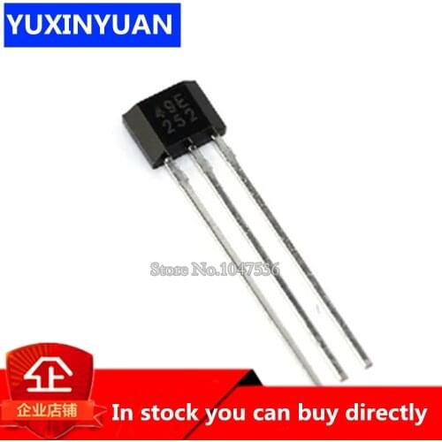 10PCS/LOT 49E Hall element OH49E SS49E Hall sensor Hall Effect Sensor new