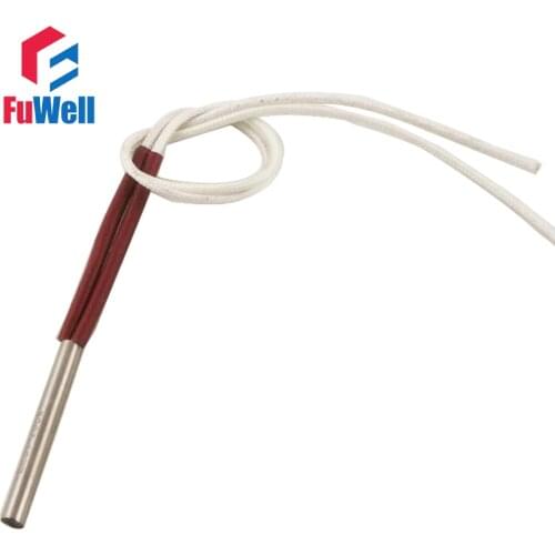 304 Stainless Steel High Density Single Head Dual Cartridge Heater 10mm Tube Diameter 5PCS/LOT