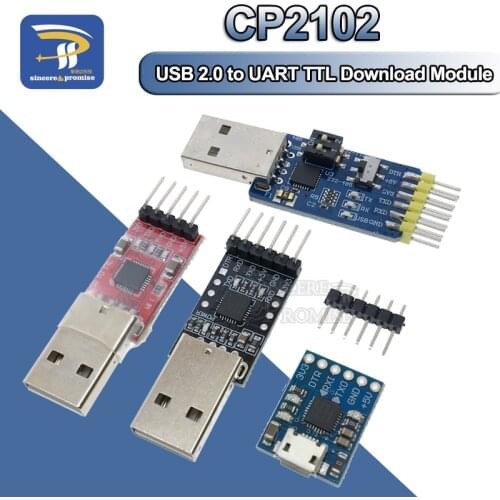 5PIN CP2102 USB 2.0 to TTL 485 232 UART Module 6Pin Serial Converter STC Replace FT232 Adapter Module 3.3V/5V Power For Arduino