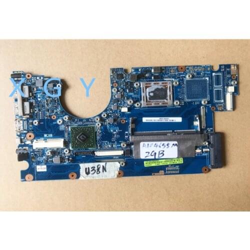 A8-4555M Processor 2GB RAM For ASUS U38 U38N U38DT Ultrathin Book Laptop Notebook U38N Mainboard Test 100% ok
