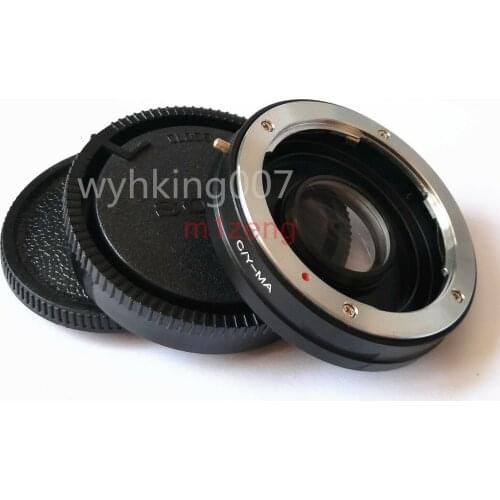 Adapter Infinity Focus with glass for Contax Yashica CY Lens to Sony Alpha Minolta AF MA DSLR camera