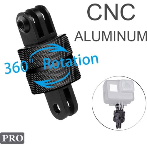 Action Camera Aluminum Mount Tripod 360 Degree Rotation Adapter for GoPro Hero 9 8 7 6 5 4 Yi EKEN SJCAM DJI OSMO Accessories