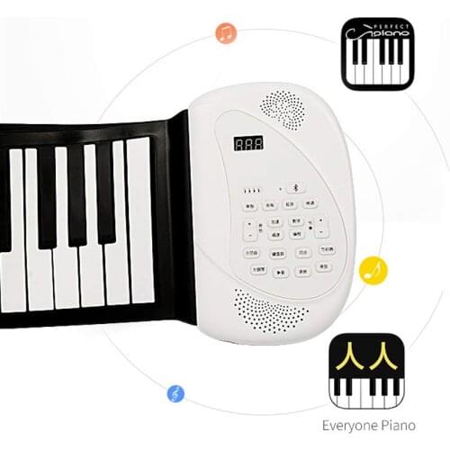 Free sample custom digital electronic roll up piano keyboard 88 keys piano musical instrument