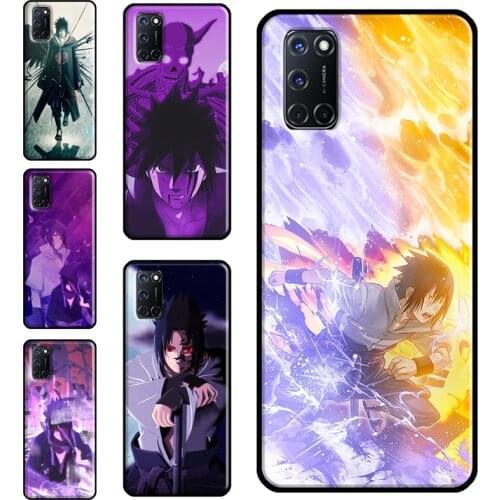 S-Sasuke Uchiha Anime Case For OPPO Find X3 Pro F5 A1K A3S A5S A15 A52 A72 A83 A91 A93 A5 A9 A31 A53 2020 Cover