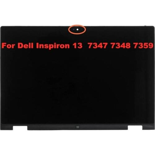 For Dell Inspiron 13 7000 7347 7348 7359 P57G LTN133HL03-201 LP133WH2 SPB1 LCD Touch Screen LED Touch digitizer Assembly+Bezel