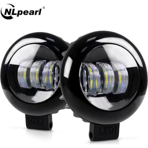 Nlpearl Light Bar/Work Light 5 Inch Round Square Led Work Light For JEEP Offroad Truck Boat ATV 30W Fog Light Led Bar Spot Light