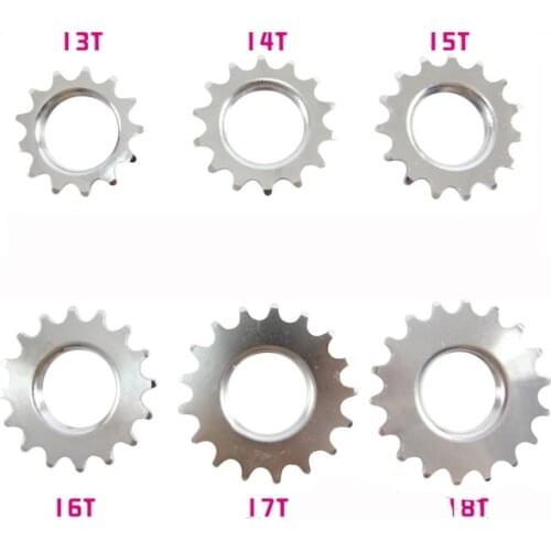 Fix gear 13T/14T/15T/16T/17T/18T Sprocket,chain rings,cogs,single speed freewheel,wheel parts