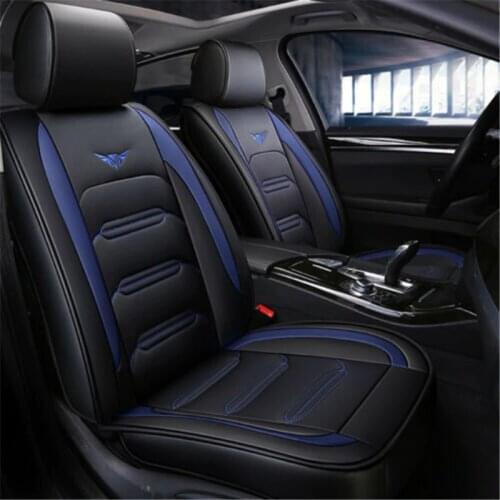 Leather Auto Car Seat Cover Set Protector Pad Chair Cover Cushion Universal Fits For VOLVO XC40 XC60 XC70 XC90
